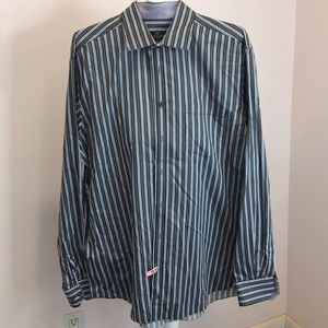 CLEARANCE SALE- BUGATCHI Mens Striped Button Down